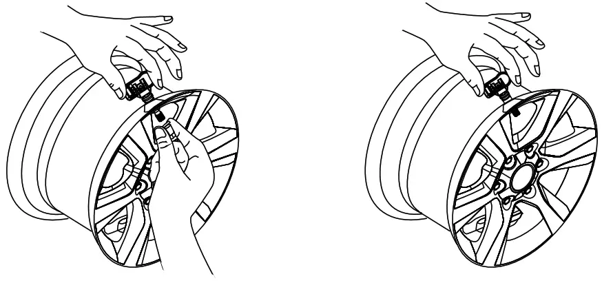 Launch Tech LTR-01 Metal Valve RF-Sensor - cap are installed