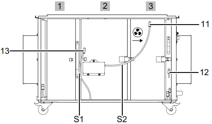 Trotec TAC 1500 AIR CLEANER - Assembly 10