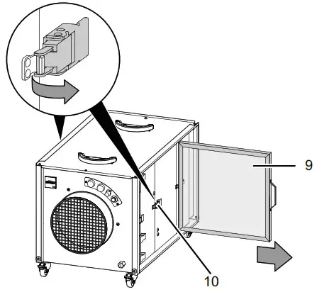 Trotec TAC 1500 AIR CLEANER - Assembly 2