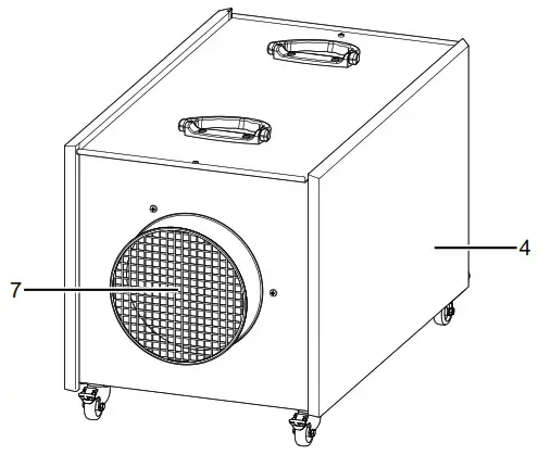 Trotec TAC 1500 AIR CLEANER - Device depiction 3