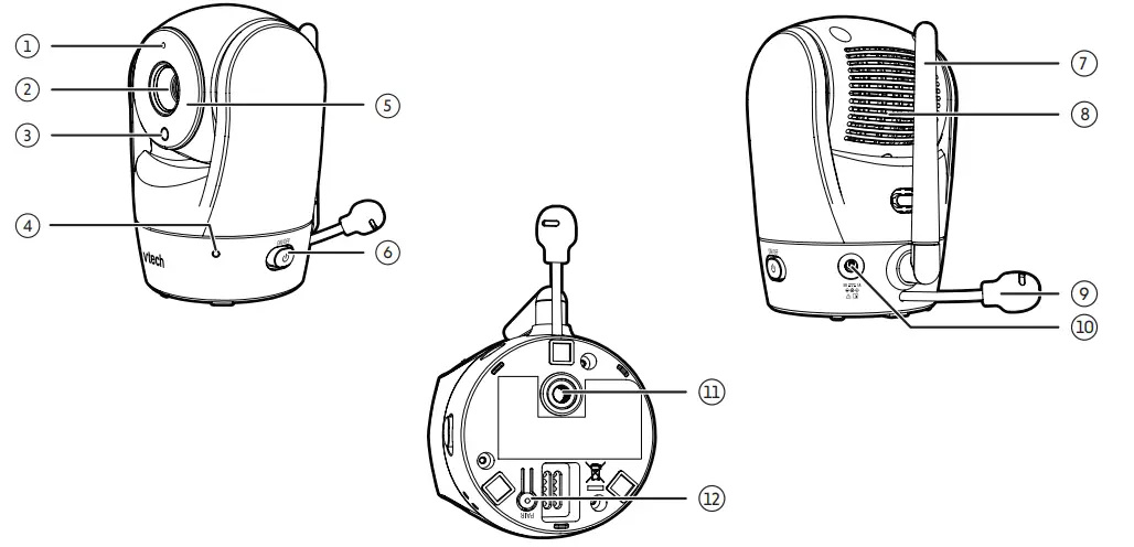 vtech Full Color Pan and Tilt HD Video Microphone