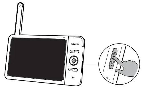 vtech Full Color Pan and Tilt HD Video screen again