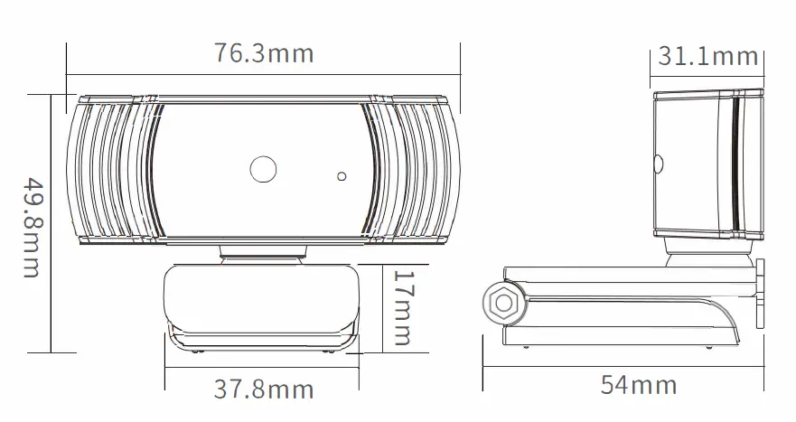papalook AF925 1080p Autofocus Webcam fig 2