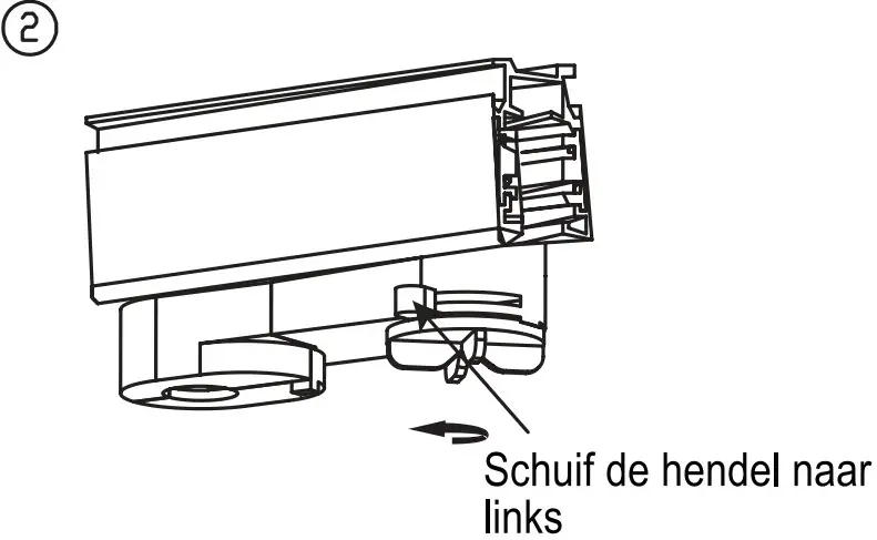 INTERLIGHT 5023 Colour Drop Track Spots 15W Track Light LED - DE INSTALLATION 1