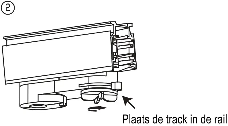 INTERLIGHT 5023 Colour Drop Track Spots 15W Track Light LED - INSTALLATION 1