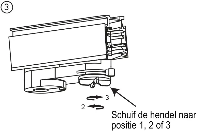 INTERLIGHT 5023 Colour Drop Track Spots 15W Track Light LED - INSTALLATION 2