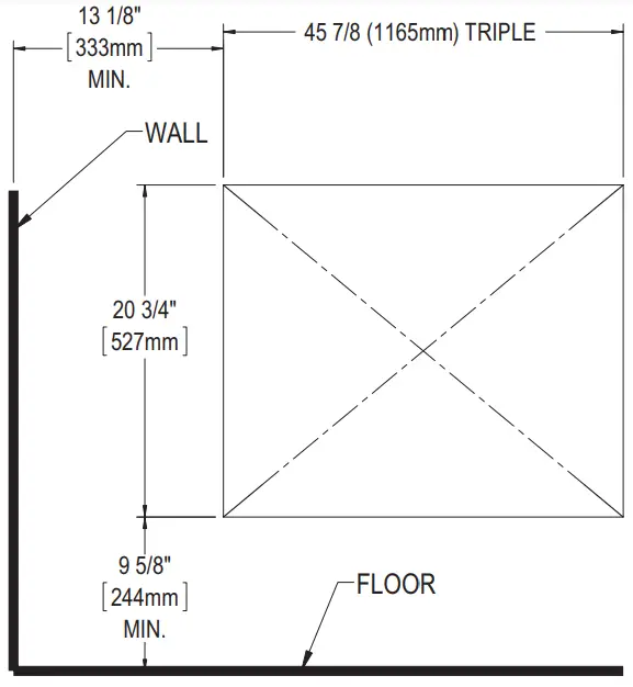 RECESSED INSTALLATION