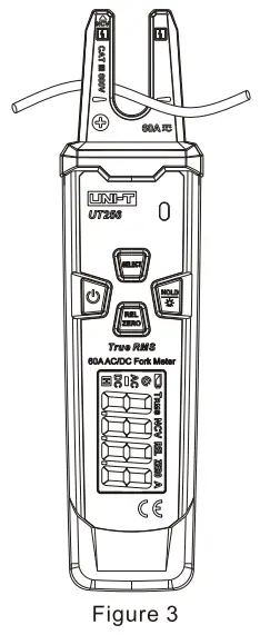 UNI T UT256 60A AC DC Fork Meter - FIG 10