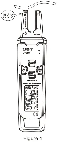 UNI T UT256 60A AC DC Fork Meter - FIG 11