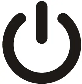 UNI T UT256 60A AC DC Fork Meter - Power Button