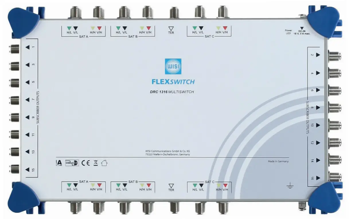 WISI DRC 13xx FLEXSWITCH Multiswitch