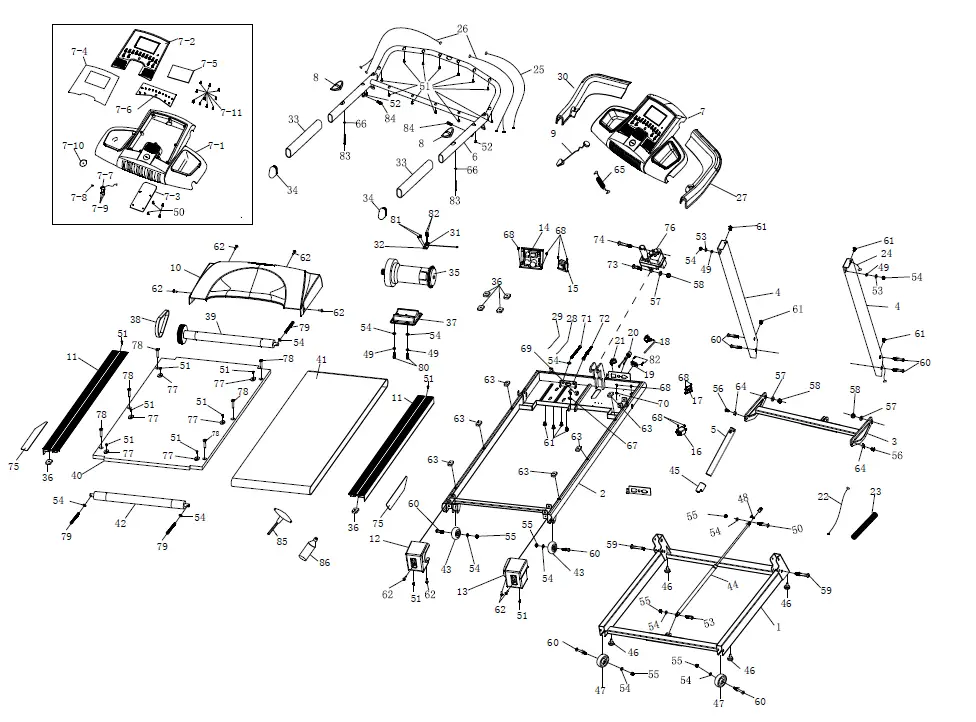 Reebok GT30 One Series Treadmill fig 3