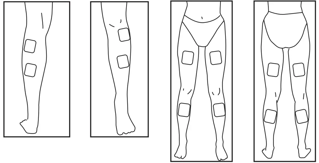 Kinetik Dual Channel TENS Digital Pain Reliever - Legs and Feet