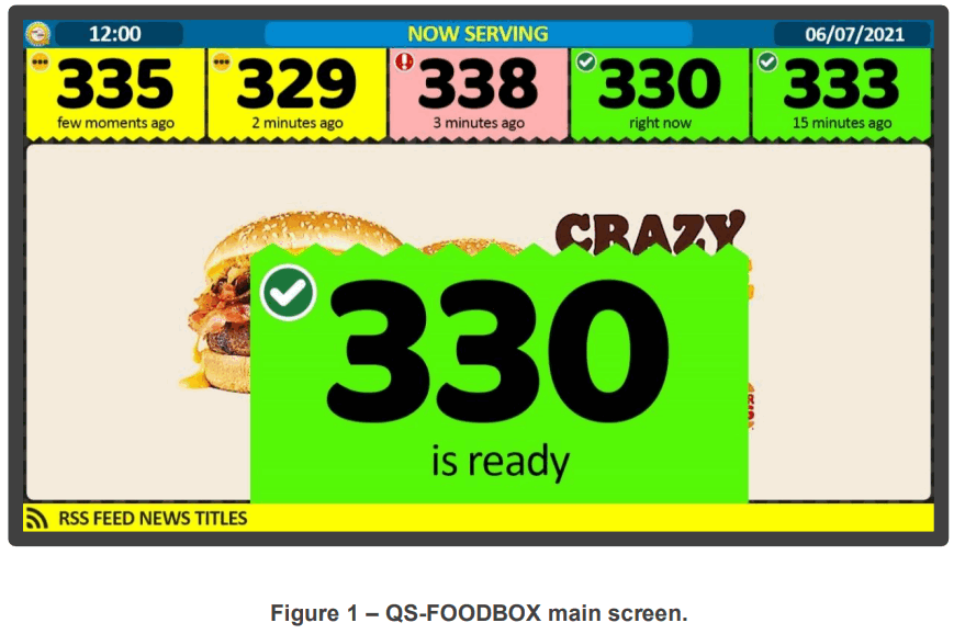 visel QS-FOODBOX Standalone Server Box for Arbitrary Queue Management - 1