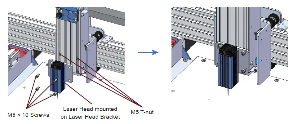 Genmitsu 101-63-FL55 5.5W Laser Fixed Focus Module Kit fig 9