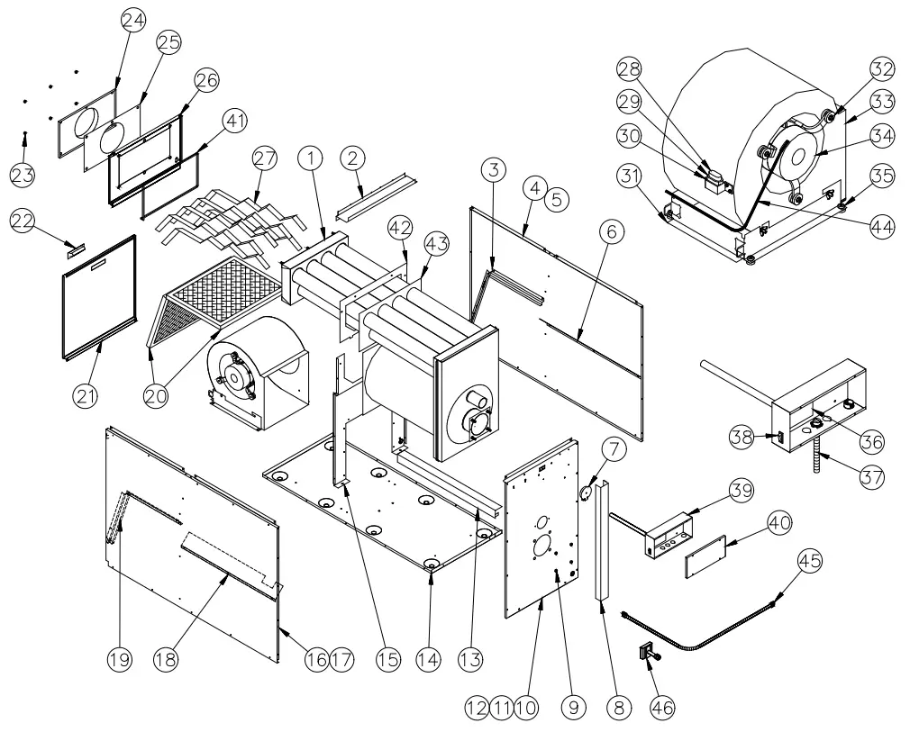 Dettson AMT 300 Upflow Warm Air Furnace Oil Fired - fig 6