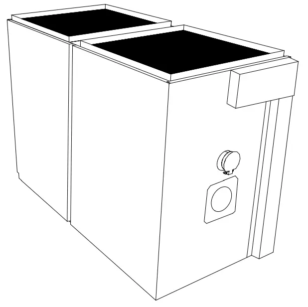 Dettson AMT 300 Upflow Warm Air Furnace Oil Fired