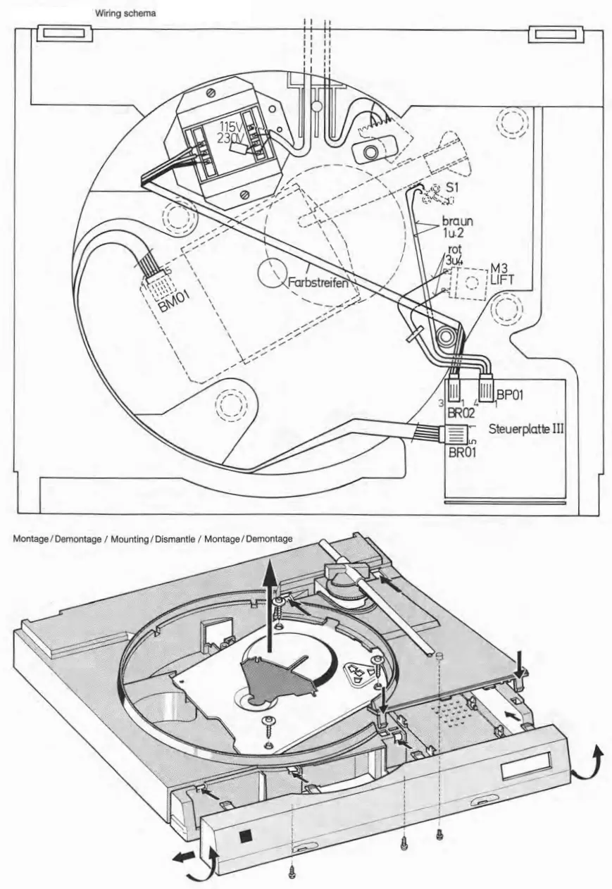 Dual CS 610 Q Turntable - Diagram 3