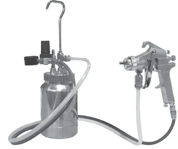 SEALEY SSG1P.V3 Pressure Pot System With Spray Gun and Hoses 1.8mm Set-Up 7