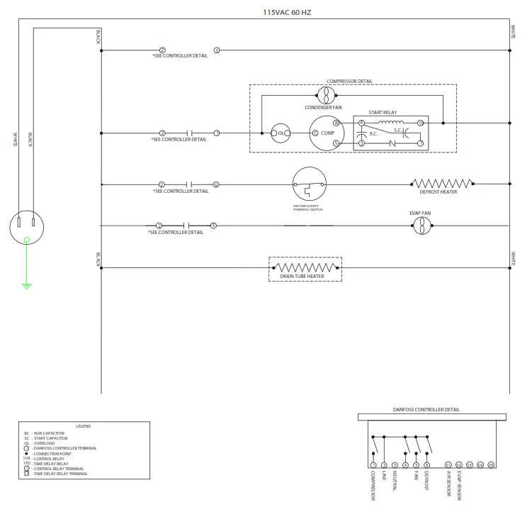 BEVERAGE AIR WTF24AHC 25 Hydrocarbon GF Glass Freezers - Fig9