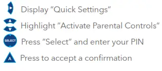 Activate Parental Control Settings