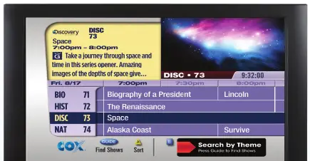 Using the On-Screen Program Guide 2