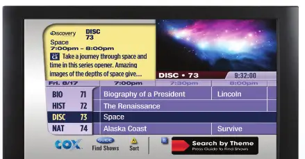 Using the On-Screen Program Guide 3