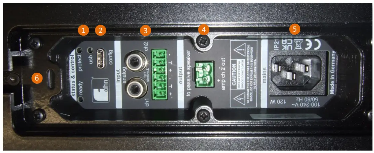 Fohhn 5142 Hybrid 1 Media Active Loudspeaker System - Status Display.