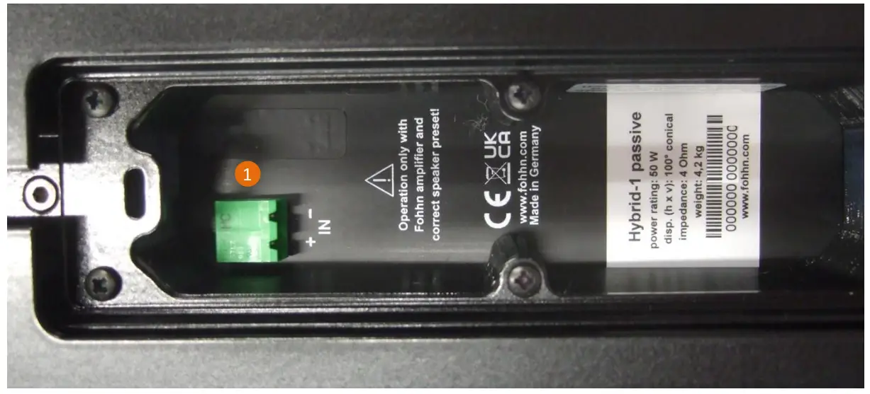 Fohhn 5142 Hybrid 1 Media Active Loudspeaker System - fig