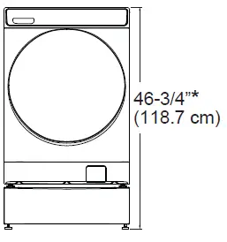GE APPLIANCES Smart Front Load ENERGY STAR® Steam Washer with SmartDispense 36