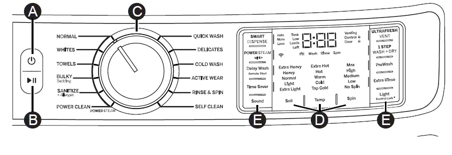 GE APPLIANCES Smart Front Load ENERGY STAR® Steam Washer with SmartDispense 8