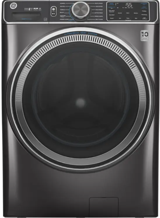 GE APPLIANCES Smart Front Load ENERGY STAR® Steam Washer with SmartDispense product