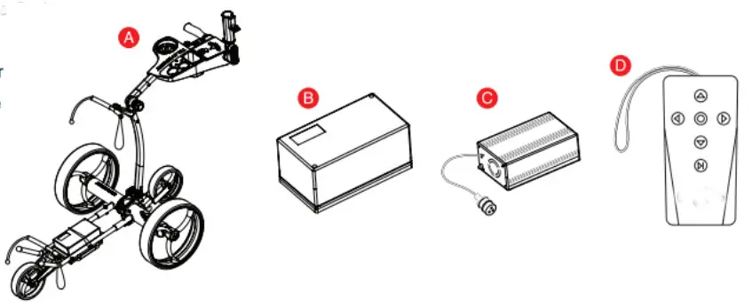Super E- Caddy Remote Electric Cart - INCLOUD