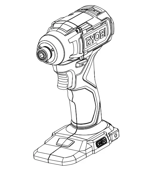 RYOBI PSBID01 18V Compact Brushless Impact Driver