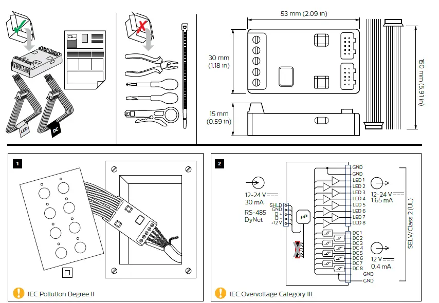 PHILIPS-DLLI8I8O-Dry-Contact-Interface-and-LED-Driver-Instruction-Manual-FIG-1