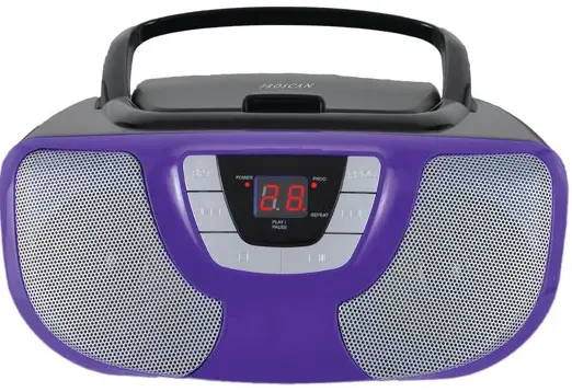 PROSCAN PRCD1025 Portable CD Boombox with AM-FM Radio-PRO
