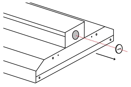 NICOR NLCSPEW1WH NLC Wireless End Mount PIR Daylight Sensor - remove from attachment