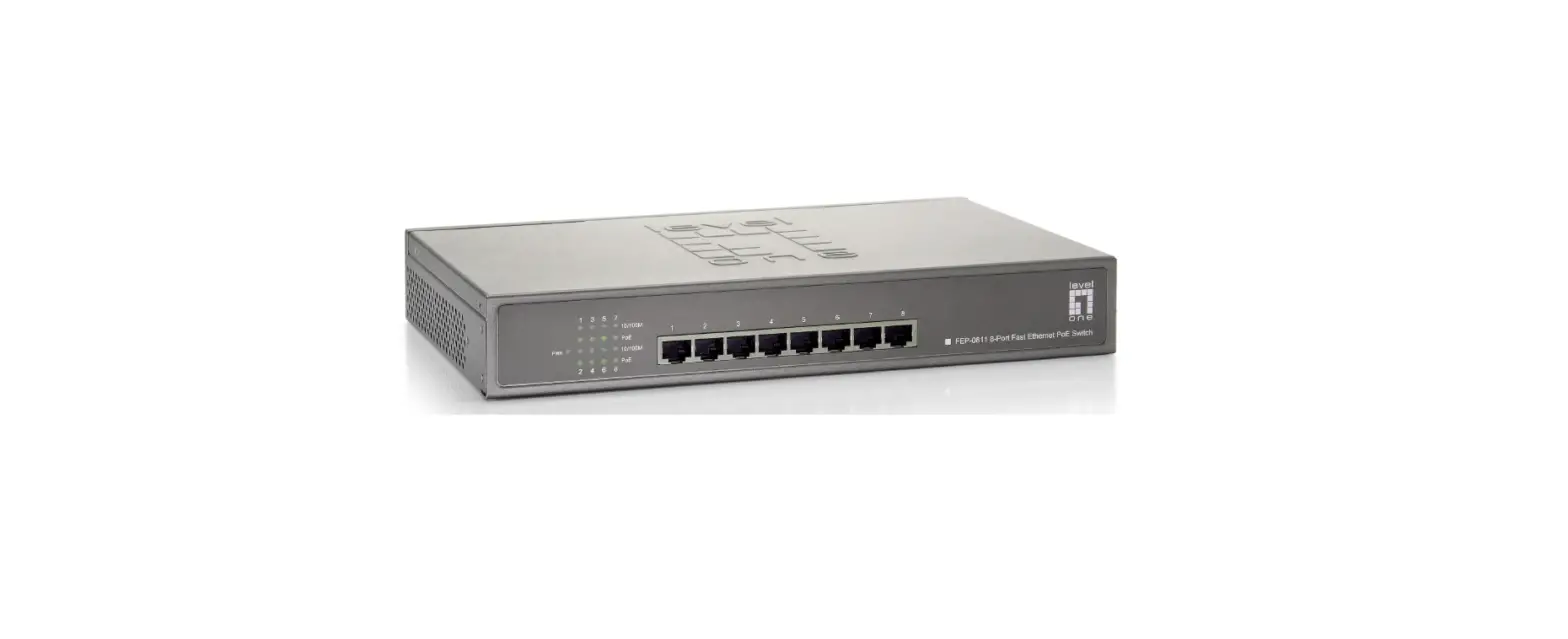 Level One Fep-0811w250 8-port Fast Ethernet Poe Switch Instructions Level One Fep-0811w250 8-port Fast Ethernet Poe Switch Instructions