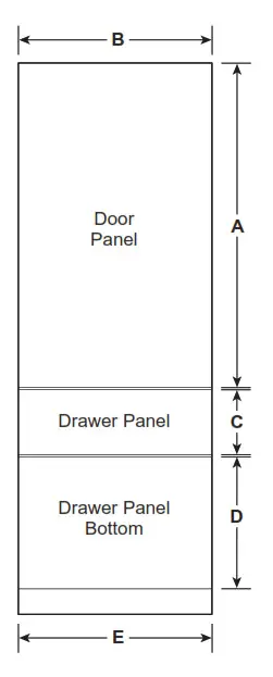 MONOGRAM ZIC363IPVRH 36 Inch Integrated Bottom Freezer Refrigerator - SINGLE SINGLE
