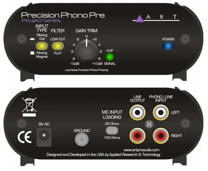 ART Project Series Precision Phono Pre-