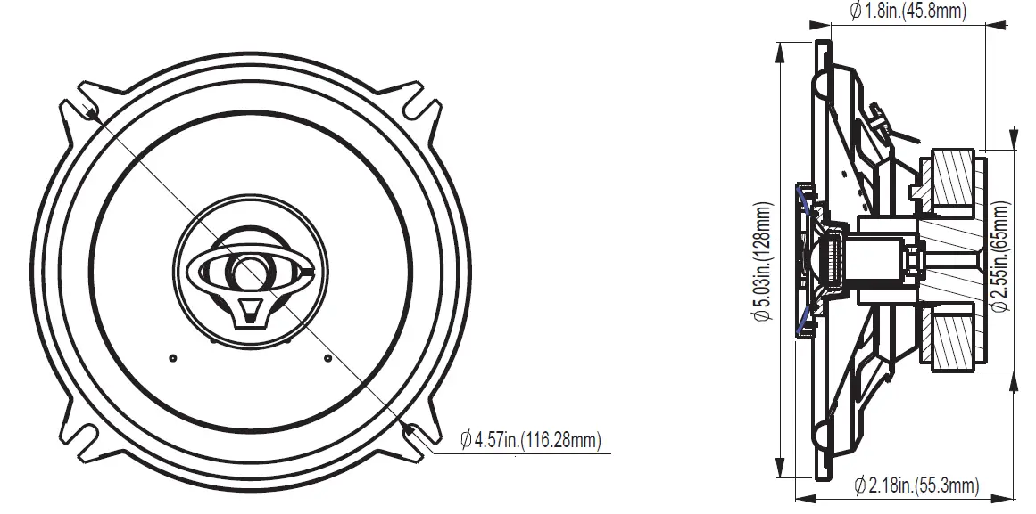 CERWIN-Vega-XED525C-2-Way-Component-Speakers-fig-1