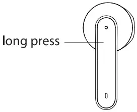 GUTWST82 Wireless Bluetooth Earbuds Pre/Next Song