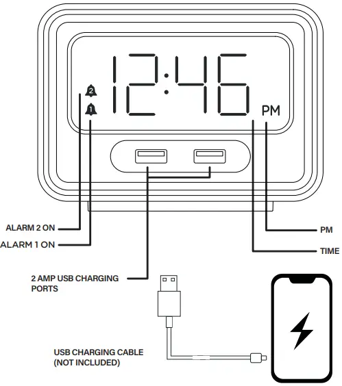 lumoday CA-14WD Sleep and Charge-FIG5