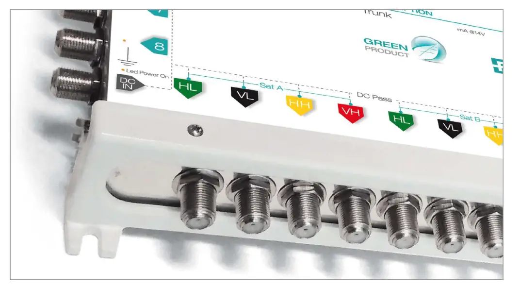 FRACARRO Cascadable 5 Input Switches with Active and Passive TV Gain 6
