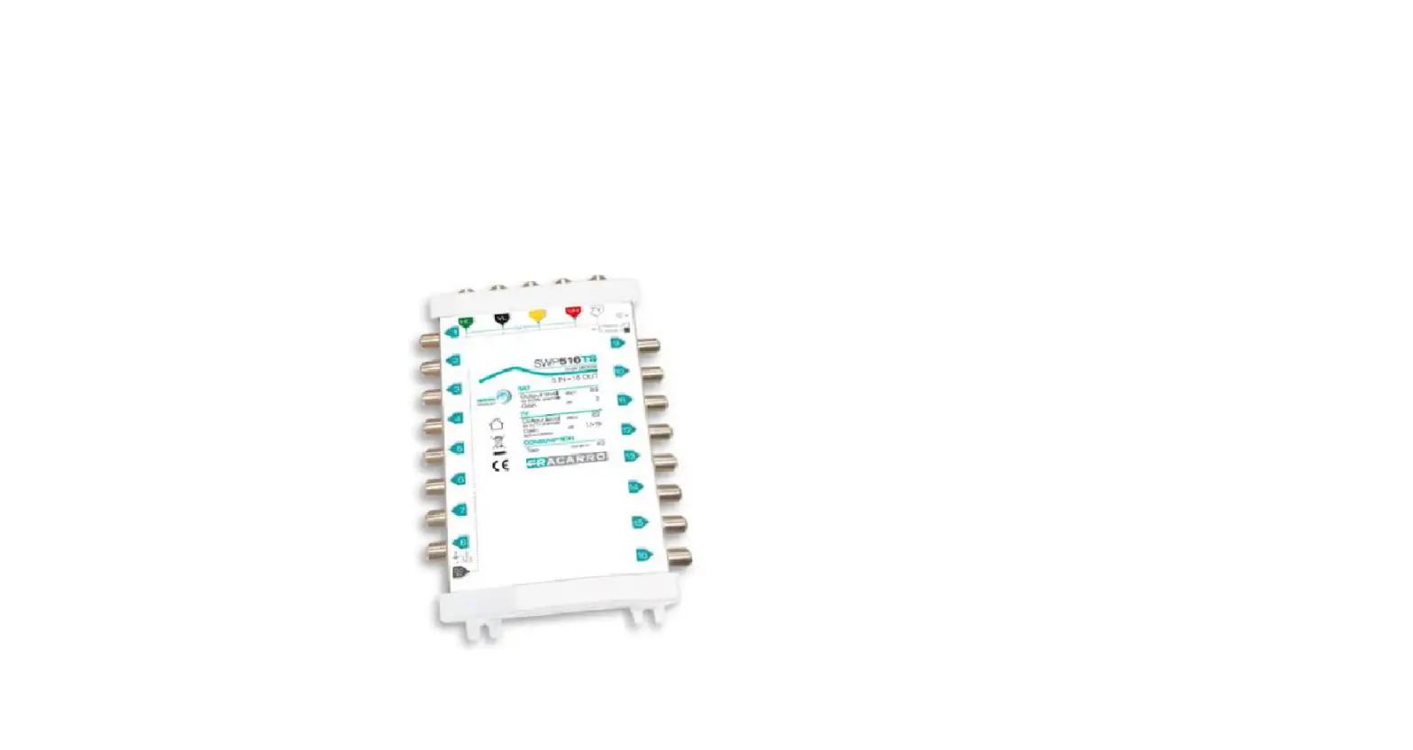 Fracarro Cascadable 5 Input Switches With Active And Passive Tv Gain Instruction Manual