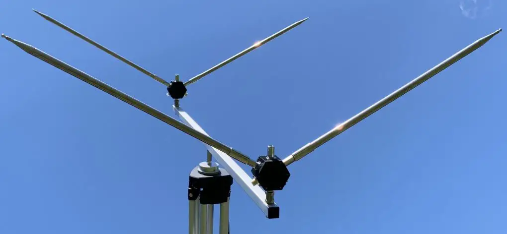 ALPHA HexTenna Portable UHF VHF HF Antenna Maximum Power