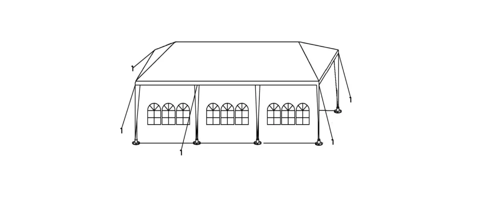 Paylesshere Pt-1030-5 Best Party Tent User Manual