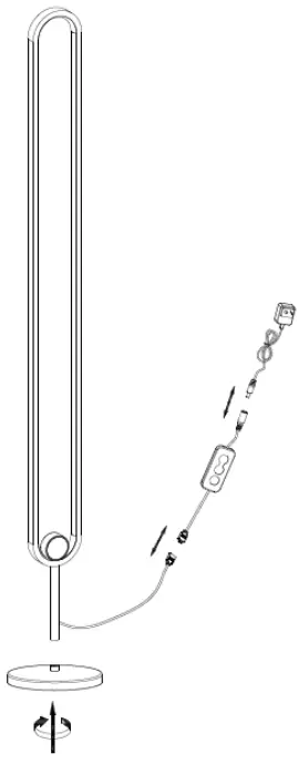 Smart-Home-I004560-Mirabella-Genio-Wi-Fi-Pixel-Oval-Floor-Lamp-fig-1