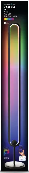 Smart-Home-I004560-Mirabella-Genio-Wi-Fi-Pixel-Oval-Floor-Lamp-product