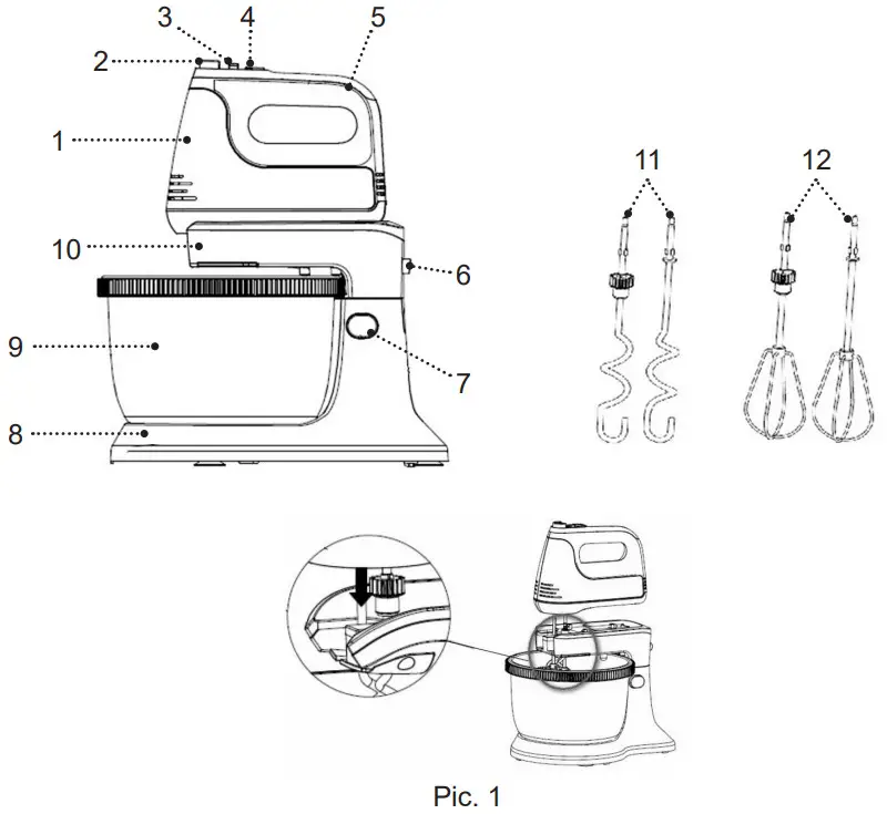 BRAYER Mixer BR1304 - Figure 1